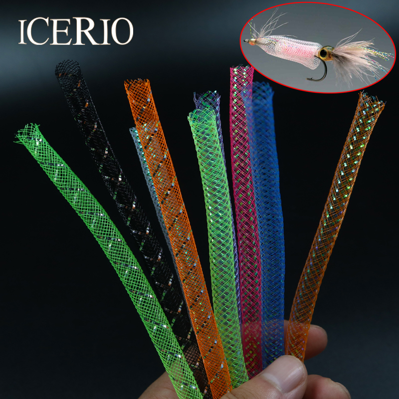 Fishing Equipment Bundle - ICERIO 2M/Pack 8mm Multicolor Holographic Tinsel