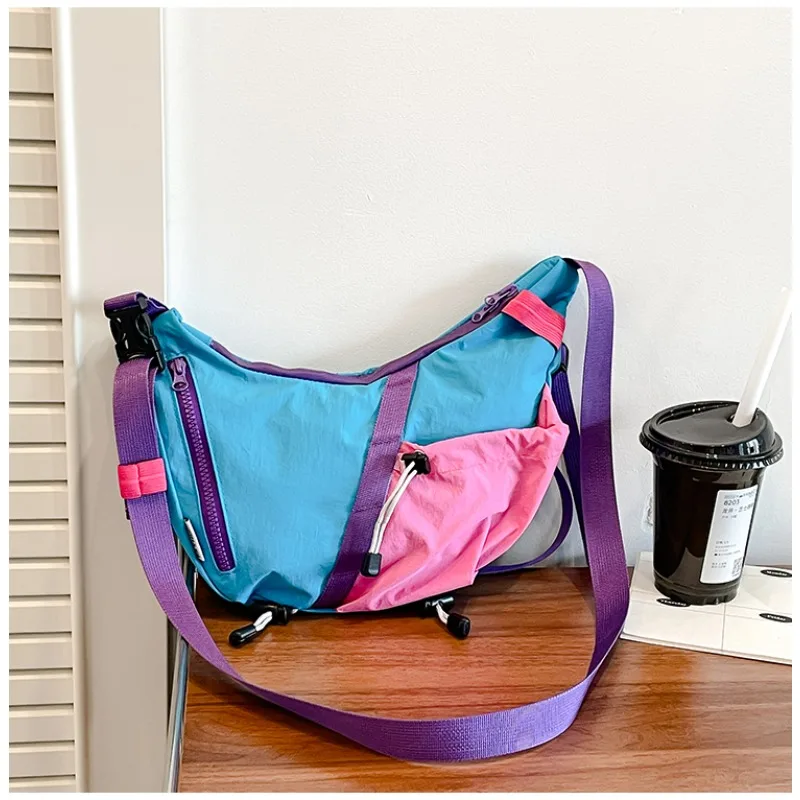 Fishing Equipment Market - Fashion Patchwork Zipper Nylon Personality Color