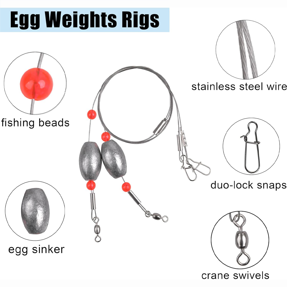 2Pcs Fishing Egg Sinker Weight - Fishing Equipment Shop のレビューと価格