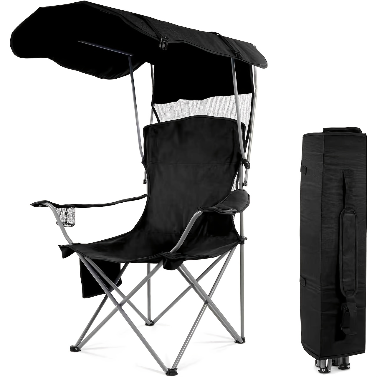 Camping Chairs, with Sunshade  - Fishing Equipment In China のレビューと価格