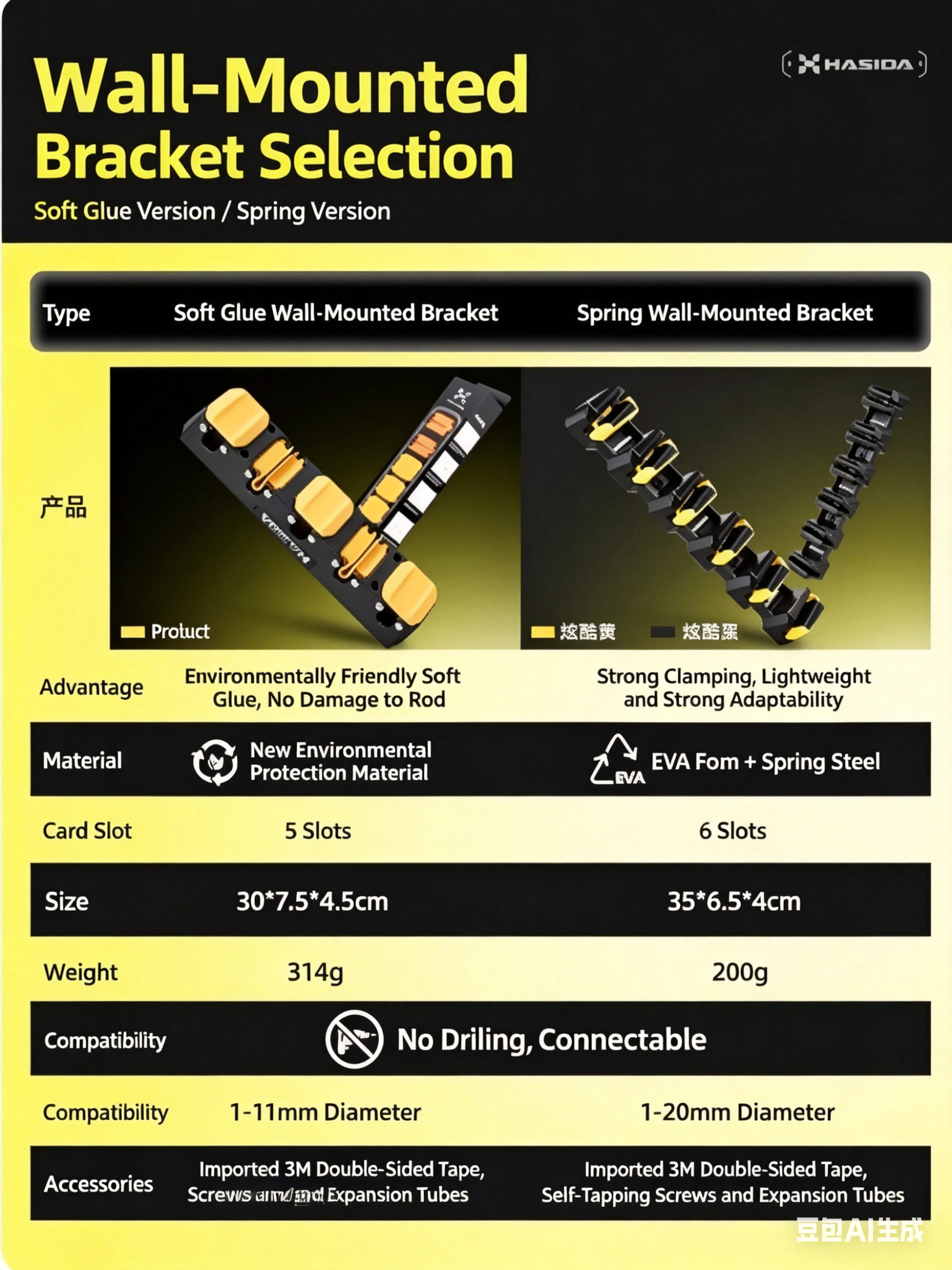 HISTAR Soft Rubber Wall-Mounte - Fishing Equipment Tackle のレビューと価格