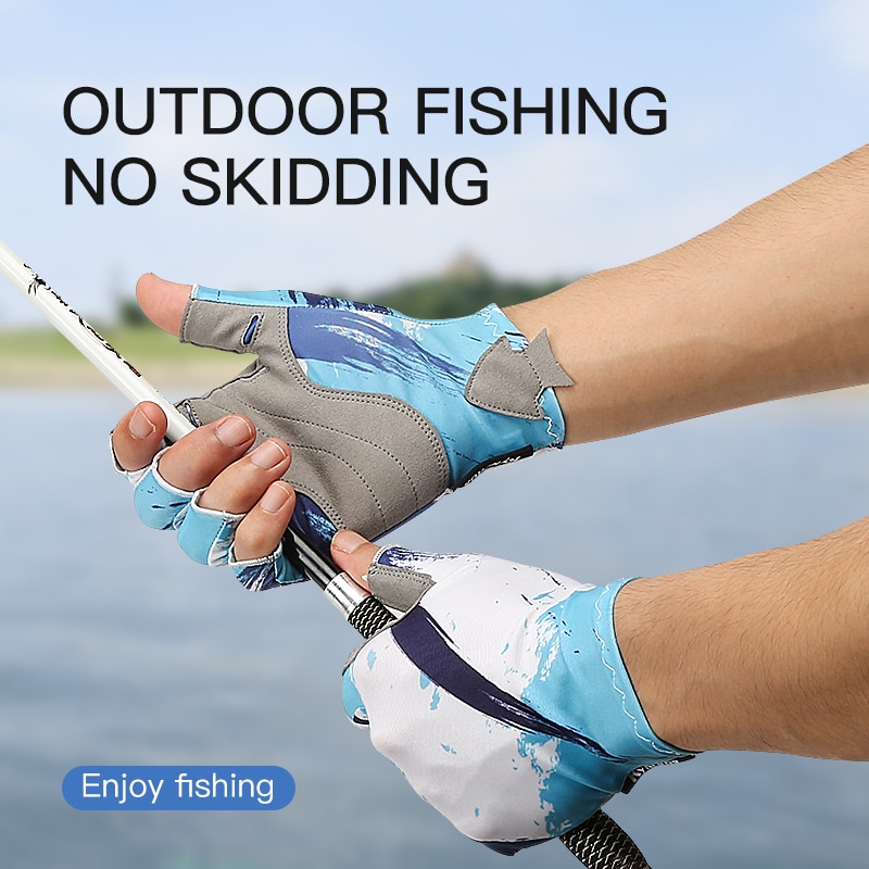 Fishing Gloves Men Women Half- - Fishing Equipment In China のレビューと価格