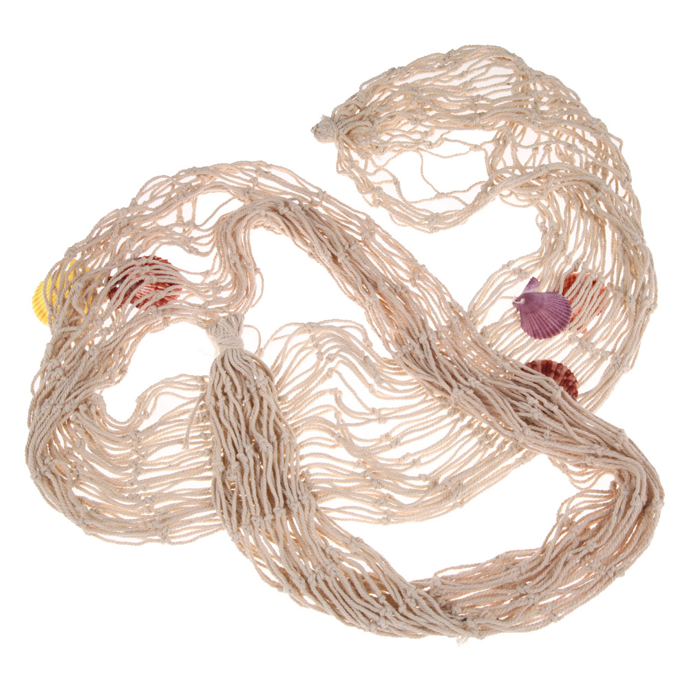 Nautical Fishing Net Wall Deco - Fishing Equipment Net のレビューと価格