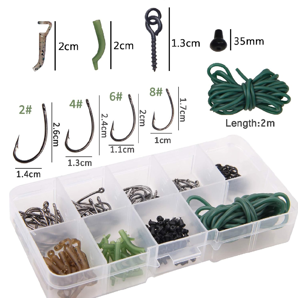 121pcs Carp Fishing Rigs kit C - Fishing Equipment Shop のレビューと価格