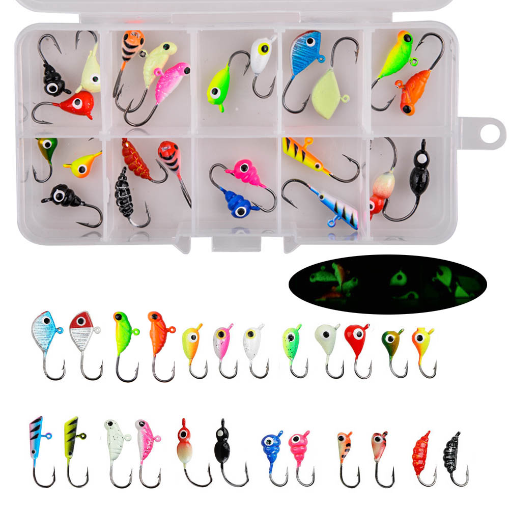 24Pcs ice fishing gear Kit Lum - Fishing Equipment Shop のレビューと価格