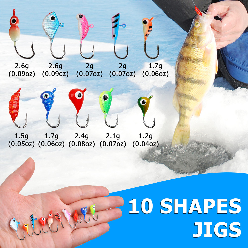 24Pcs ice fishing gear Kit Lum - Fishing Equipment Shop のレビューと価格