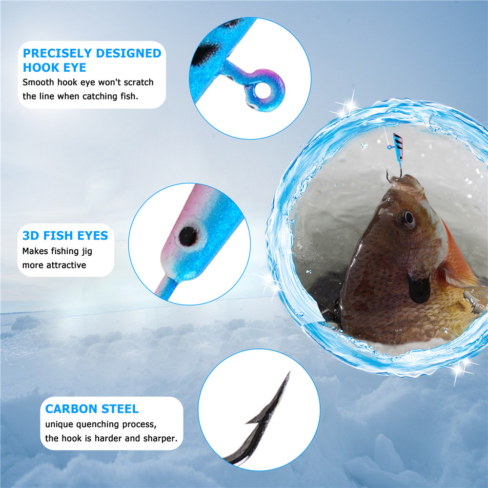24Pcs ice fishing gear Kit Lum - Fishing Equipment Shop のレビューと価格