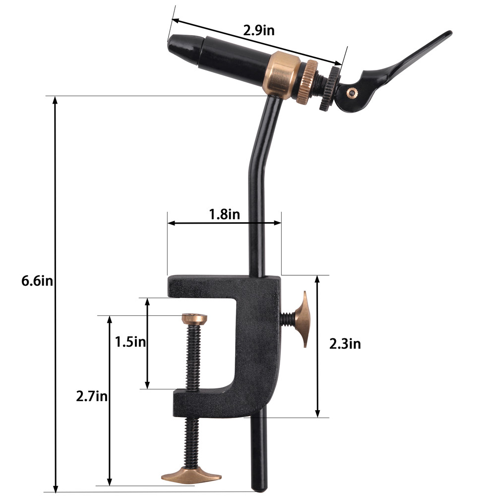 Rotary Fly Tying Vise Tool Saf - Fishing Equipment Fly のレビューと価格