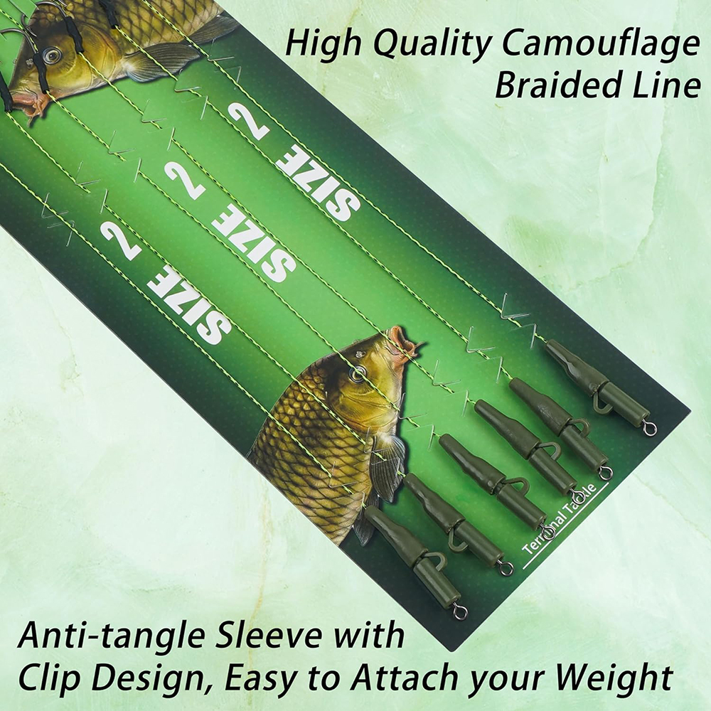 12Pcs Carp fishing hair rigs P - Fishing Equipment Shop のレビューと価格