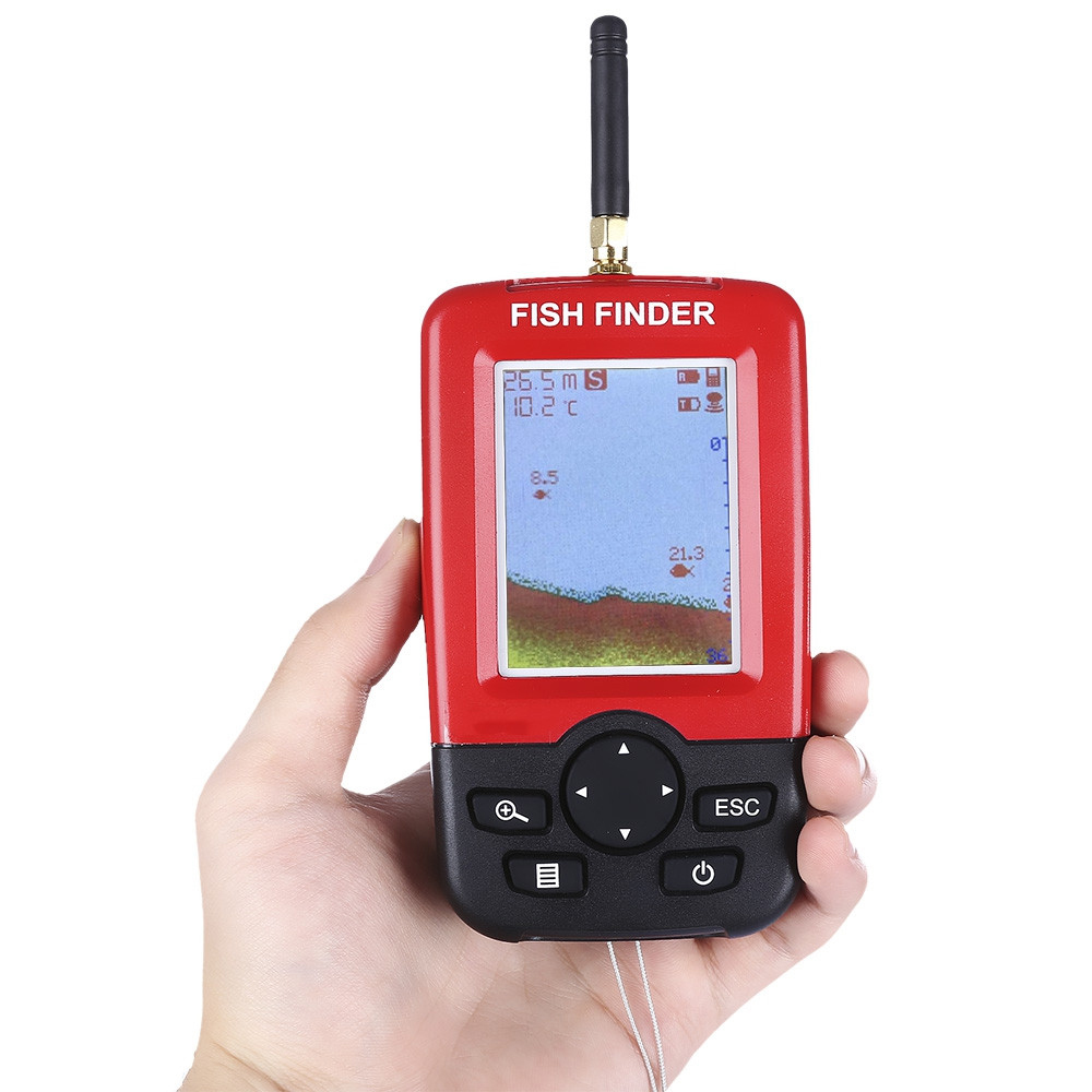 100M Portable Sonar Fish Finde - Fishing Equipment English のレビューと価格