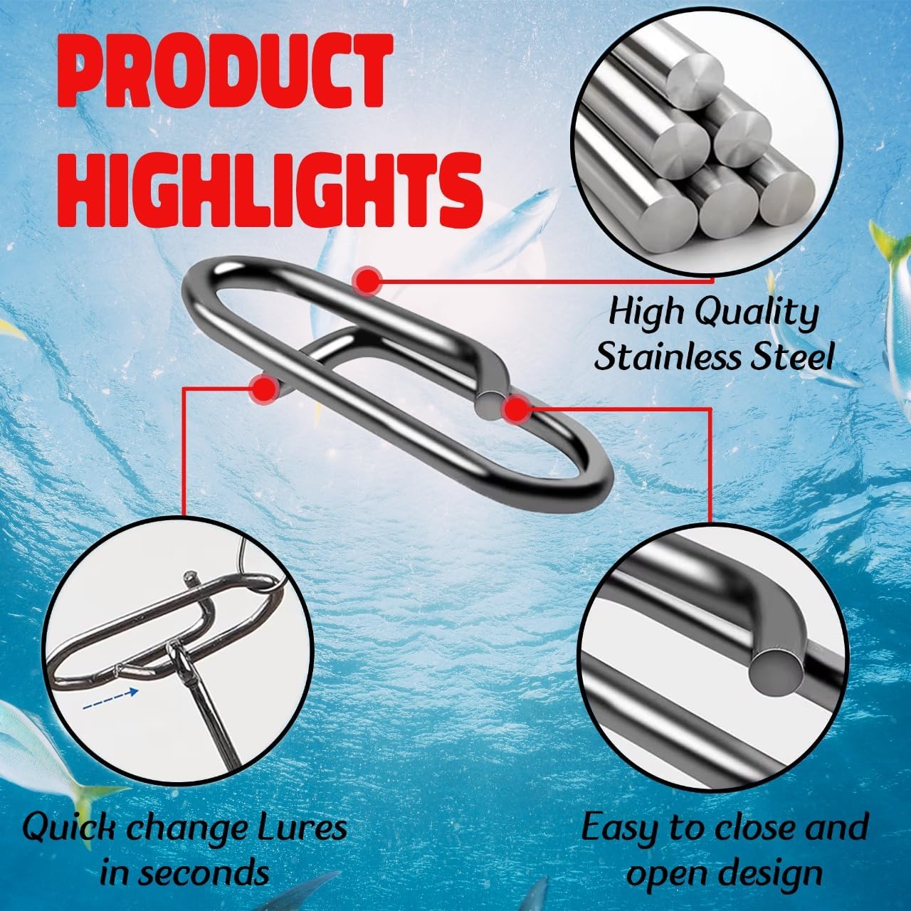 9KM Fishing Snap Kit 110pcs Po - Fishing Equipment Tackle のレビューと価格