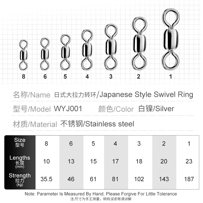 OBSESSION WYJ001 10pcs/bag 1#- - Fishing Equipment Tackle のレビューと価格