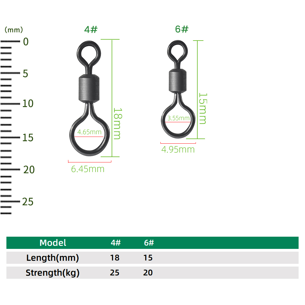 100pcs Carp Fishing Swivel Big - Fishing Equipment Tackle のレビューと価格