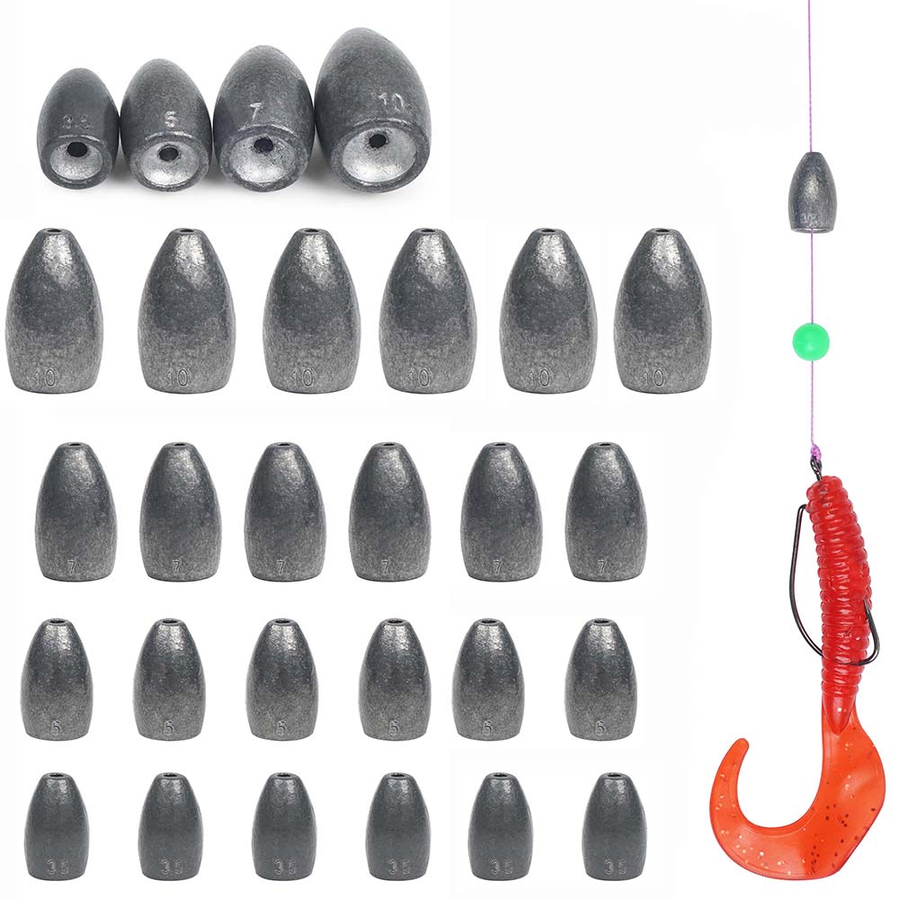 Bullet Fishing Sinkers Weights - Fishing Equipment Shop のレビューと価格
