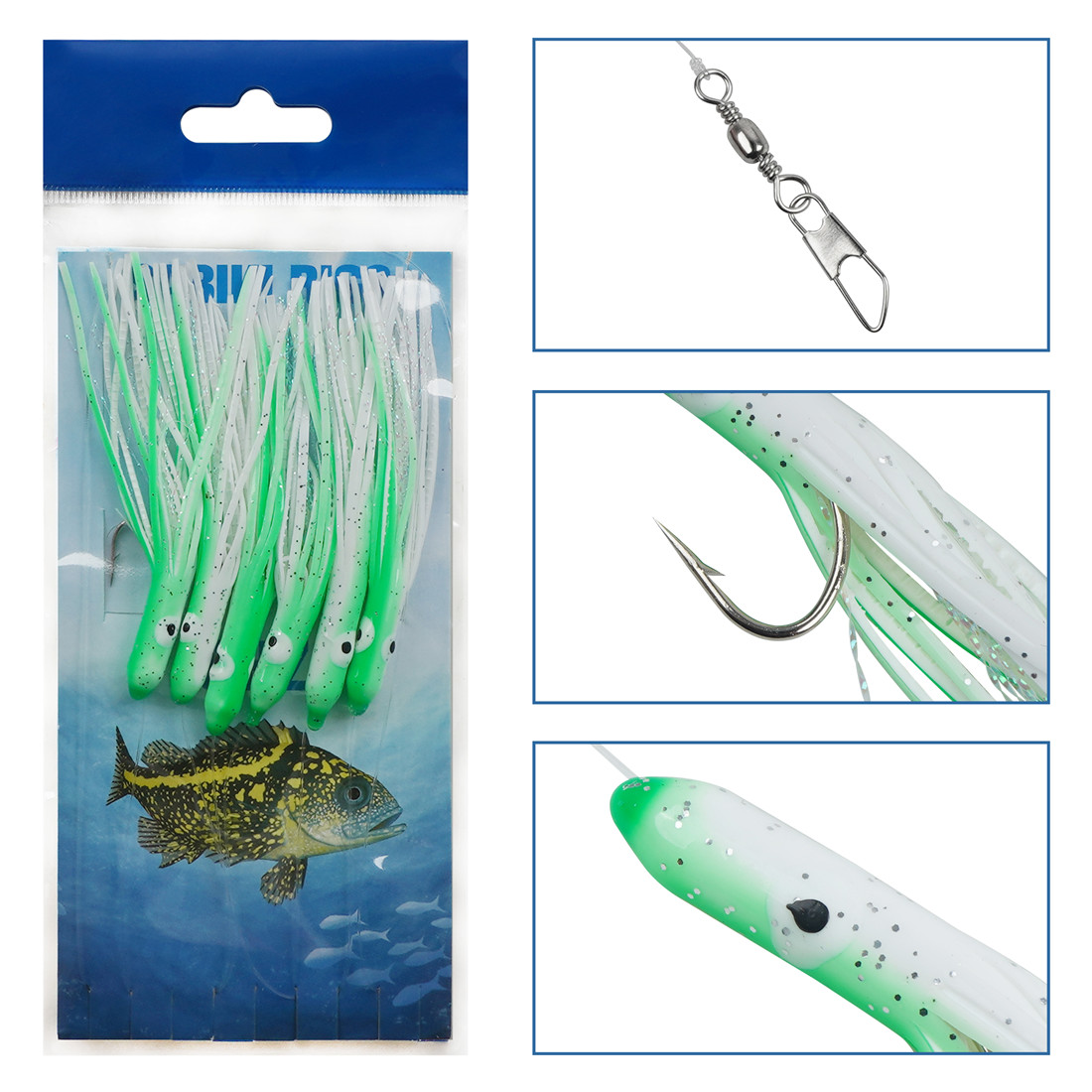 6Packs String Fishing hooks 6- - Fishing Equipment Shop のレビューと価格