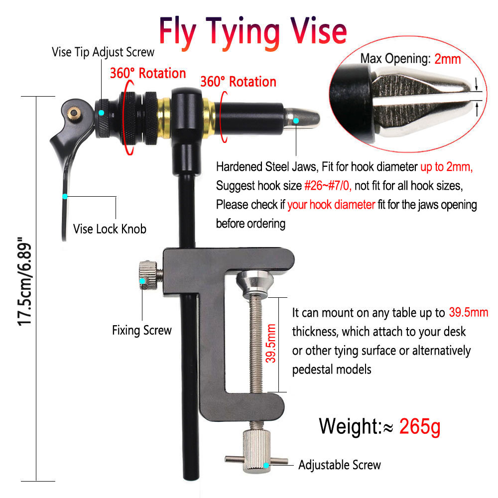 Bimoo 360° Rotation C-Clamp Fl - Fishing Equipment Fly のレビューと価格