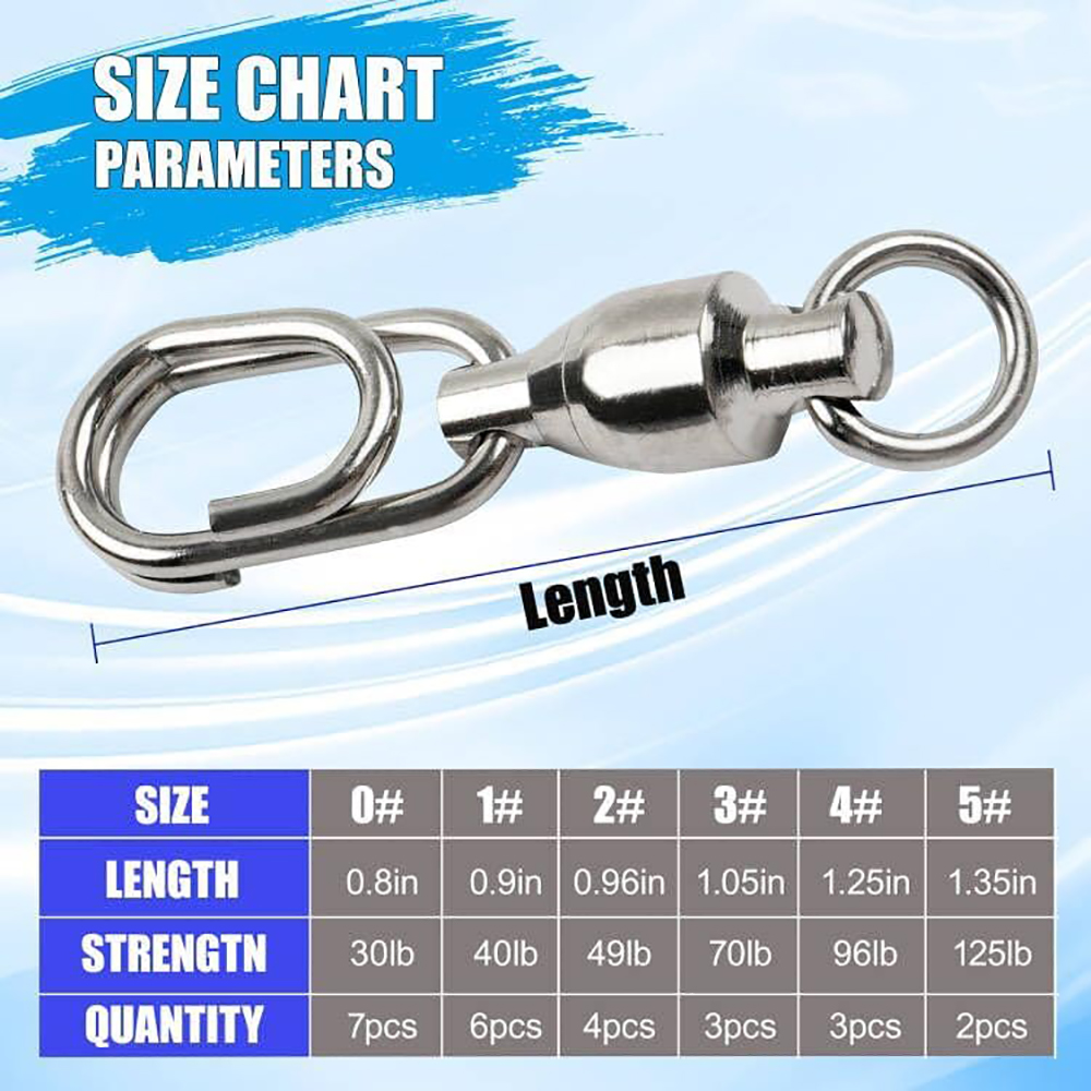 25pcs Ball Bearing Fishing Swi - Fishing Equipment Shop のレビューと価格